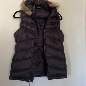 Hooded Black Vest